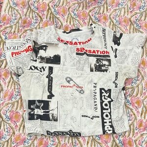 With Jean Newspaper Top